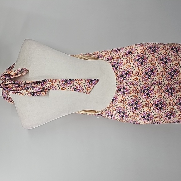Free People Multicolor Floral Halter Dress - Picture 13 of 16
